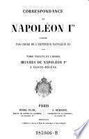 Correspondance de Napoléon Ier