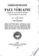 Correspondance de Paul Verlaine, publiée sur les manuscrits originaux
