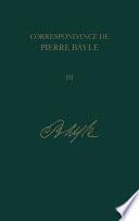 Correspondance de Pierre Bayle