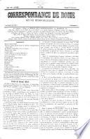 Correspondance de Rome