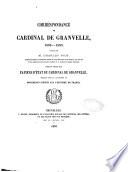 Correspondance du Cardinal de Granvelle