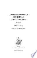 Correspondance générale