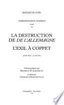 Correspondance générale