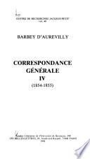 Correspondance générale