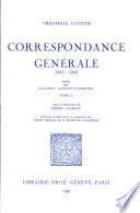 Correspondance générale