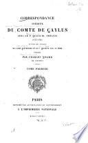 Correspondance inédite avec le P. Paciaudi
