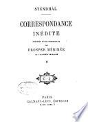 Correspondance inédite