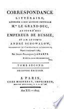 Correspondance littéraire