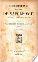 Correspondance militaire de Napoléon Ier