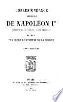 Correspondance militaire de Napoléon Ier