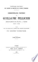 Correspondance politique, publ. par A. Tausserat-Radel