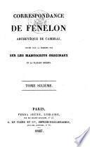 Correspondance publiee pour la premiere fois sur les manuscrits originaux et la plupart inedits