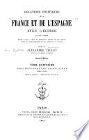 Correspondances françaises 1515-1603.- t. 5. Correspondances espagnoles, 1562-1588