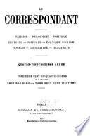 Correspondant et la Revue de France reunis