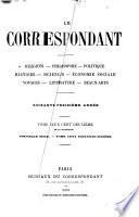 Correspondant et la Revue de France reunis