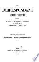 Correspondant et la Revue de France reunis