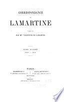 Correspondence de Lamartine