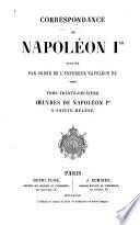 Correspondence de Napoléon I