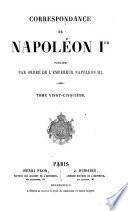 Correspondence de Napoléon I