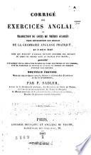 Corrigé des exercices anglais, our, Traduction du cours de thèmes guadués [!]