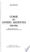Corse des années ardentes