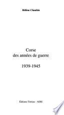 Corse des années de guerre