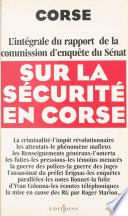 Corse : l'intégrale du rapport de la commission d'enquête du Sénat sur la sécurité en Corse