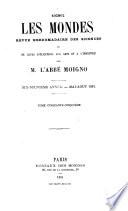 Cosmos, Les Mondes; revue hebdomadaire des sciences et de leurs applications