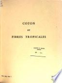 Coton et fibres tropicales