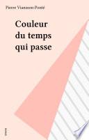 Couleur du temps qui passe