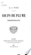 Coups de plume indépendants