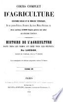 Cours complet d'agriculture, d'économie rurale et de médecine vétérinaire
