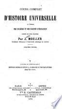 Cours complet d'histoire universelle à l'usage des colléges et des maisons d'éducation
