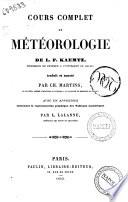 Cours complet de météorologie de L. F. Kaemtz
