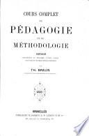 Cours complet de pédagogie et de méthodologie