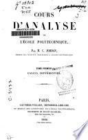 Cours d'analyse d l'École Polytechnique