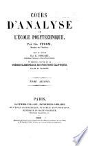 Cours d'analyse de l'École polytechnique