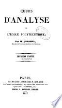 Cours d'analyse de l'École polytechnique