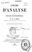 Cours d'analyse de l'École Polytechnique