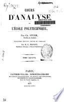 Cours d'analyse de l'École Polytechnique