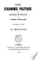 Cours d'économie politique