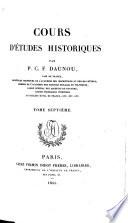 Cours d'études historiques [ed. by A.H. Taillandier and others].