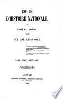 Cours d'histoire nationale