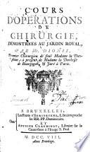 Cours d'opération de chirurgie