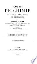 Cours de chimie minérale, organique et biologique