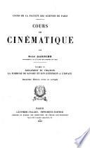 Cours de cinématique