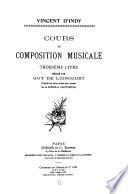 Cours de composition musicale