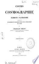 Cours de cosmographie ou éléments d'astronomie