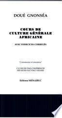 Cours de culture générale africaine