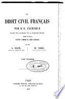 Cours de droit civil français